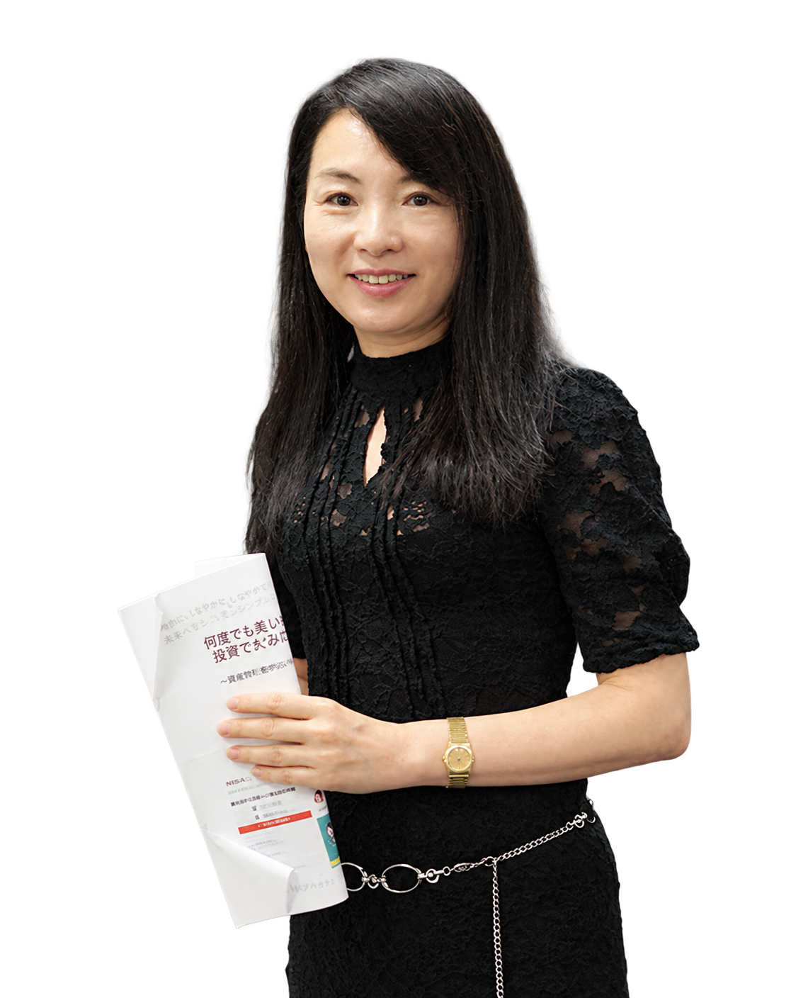 本を手にした浅井佐知子先生